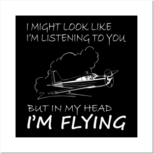 IN MY HEAD I'M FLYING - PILOT SOUL Posters and Art